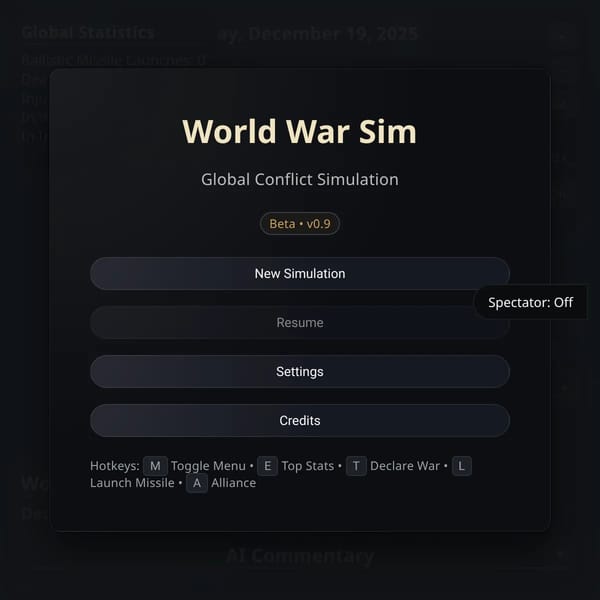 World War Sim REVAMPED