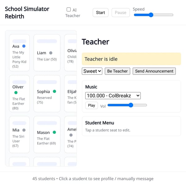 School Simulator Rebirth