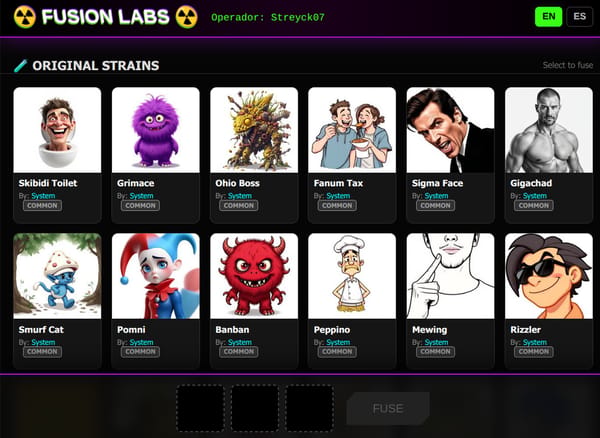 (NEW) FUSION LABS: MEME ALCHEMY