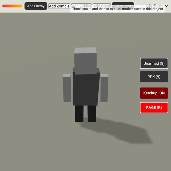 3D Blocky Character Test