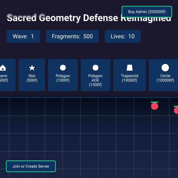 Sacred Geometry Tower Defense Reimagined
