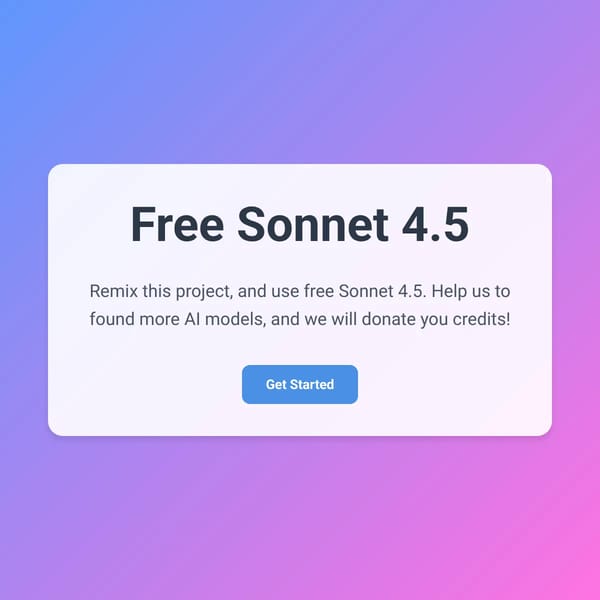 Free Sonnet 4.5