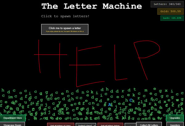 The Letter Machine [WIP]