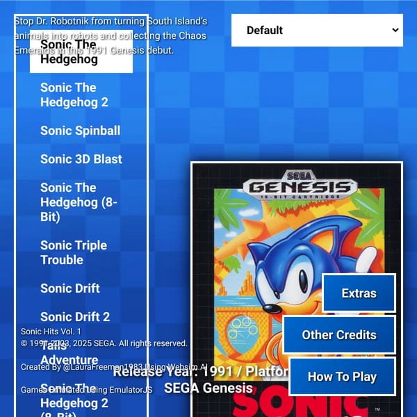 Sonic Hits Volume 1 But BETTER