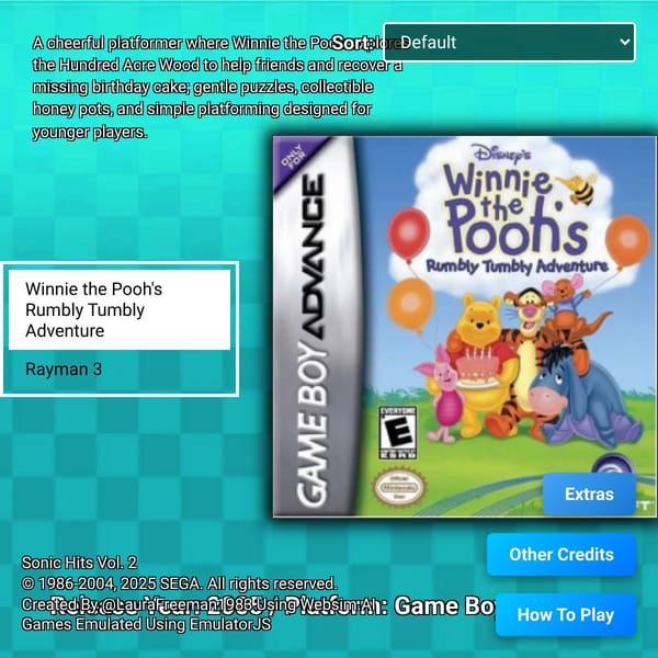 Winnie the Pooh's Rumbly Tumbly Adventure/Rayman 3