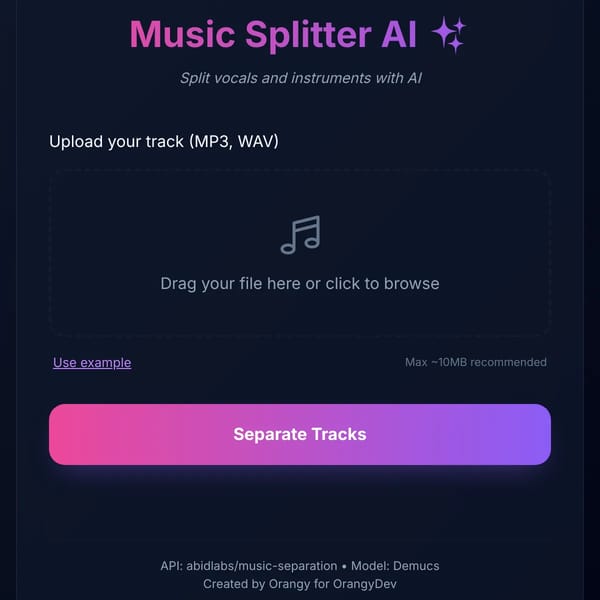 Music Splitter AI ✨