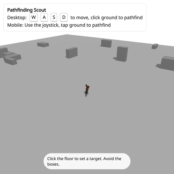 Scout pathfinds