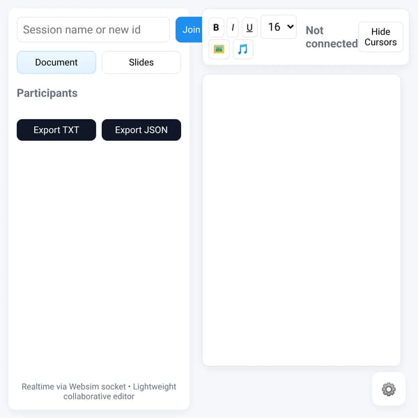 Realtime Slides + Docs