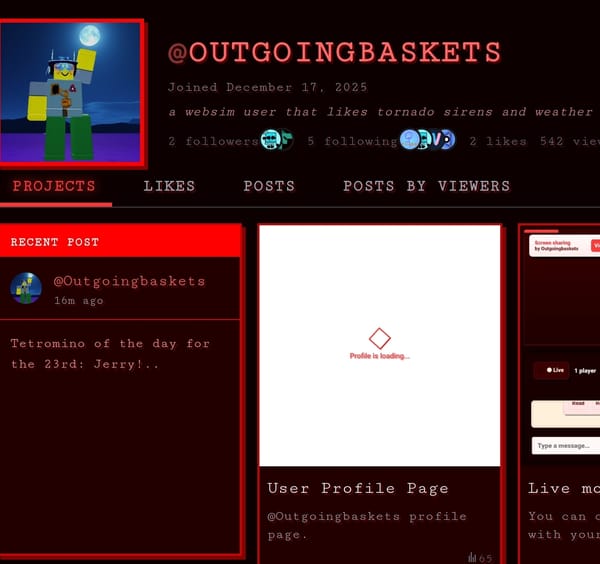 User Profile Page