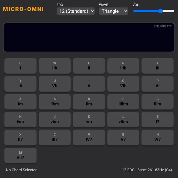 Microtonal Omnichord