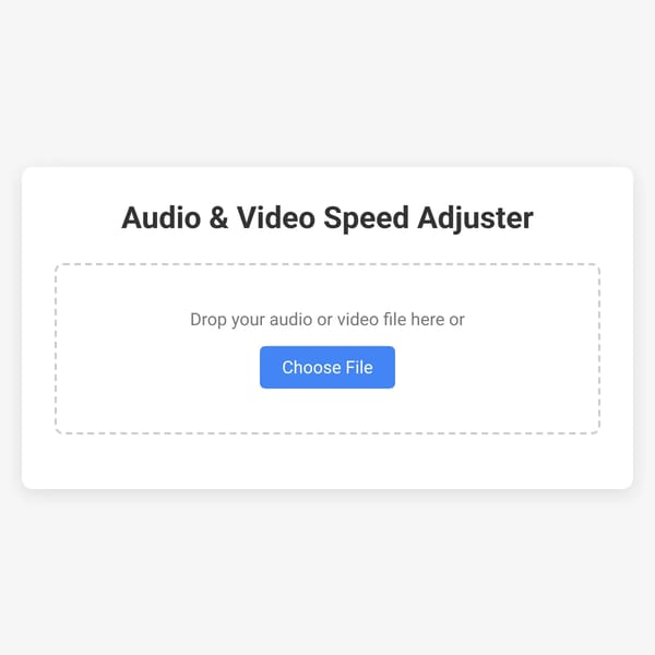 Audio Speed Adjuster