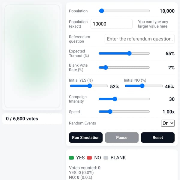 Referendum Simulation