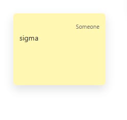 sticky note