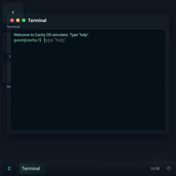 Cachy OS Simulator