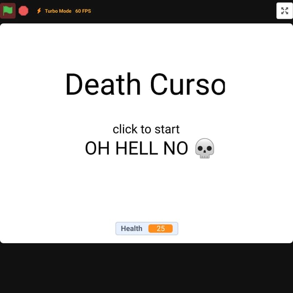 (my scratch project) death cursor