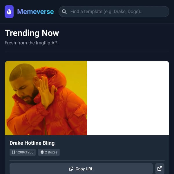 Memeverse: Top 100 Templates