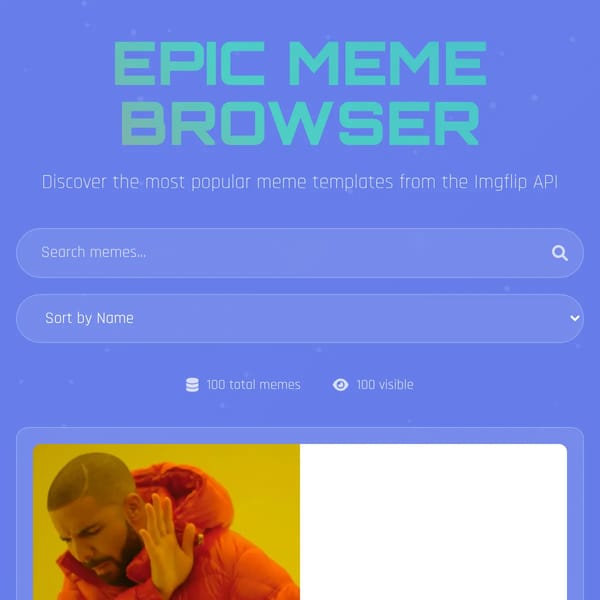 EPIC MEME BROWSER