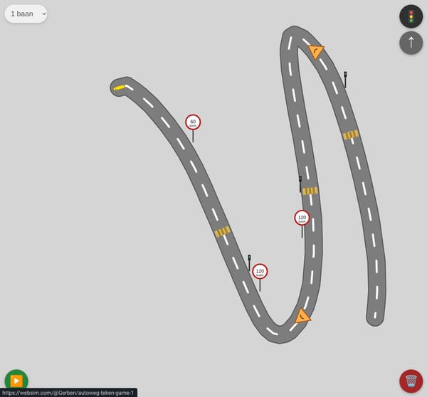 Autoweg tekenen spel! (Officiële spel!)