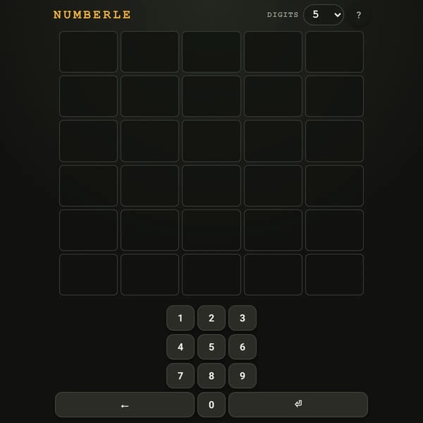 Numberle