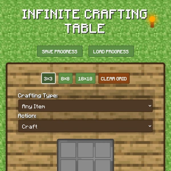 Infinite Crafting Table