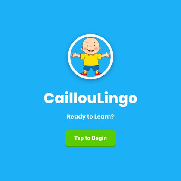 CaillouLingo: Learn Languages