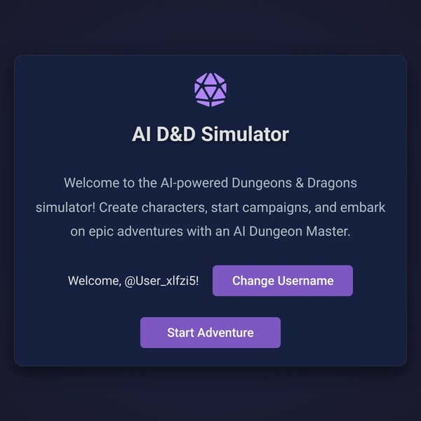 AI D&D Simulator