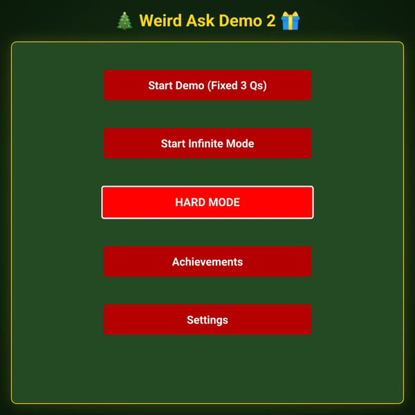 Weird Ask Demo 2