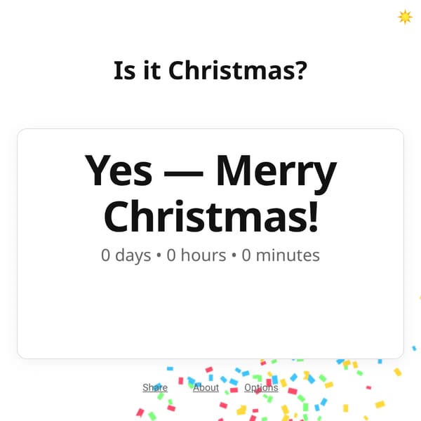 Is it Christmas?