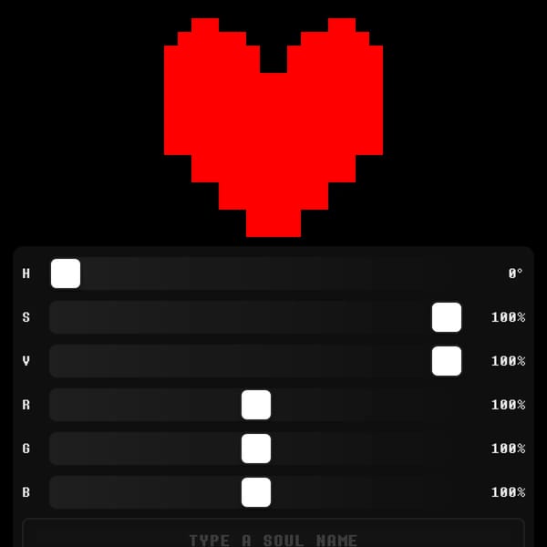 Color HSV Control Interface