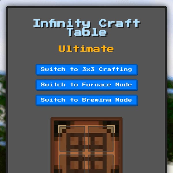 Infinity Craft Table