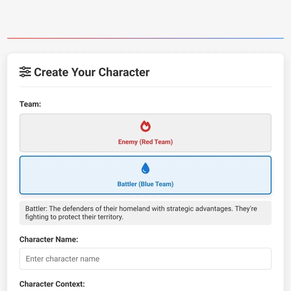 Battle Bricks Character Forge