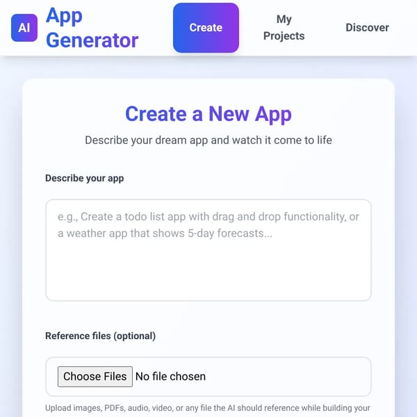 AI App Generator