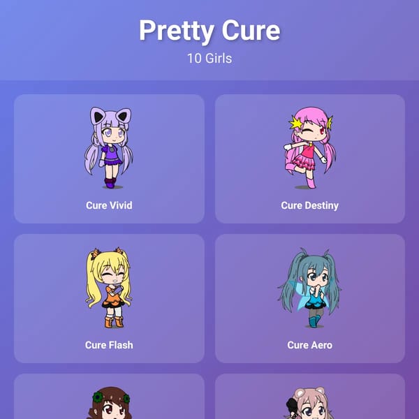 Pretty Cure 10 Girls