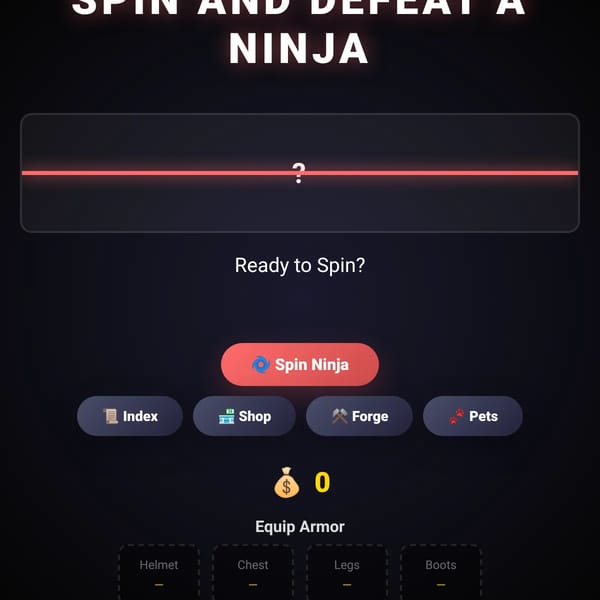 SPIN AND DEFEAT A NINJA