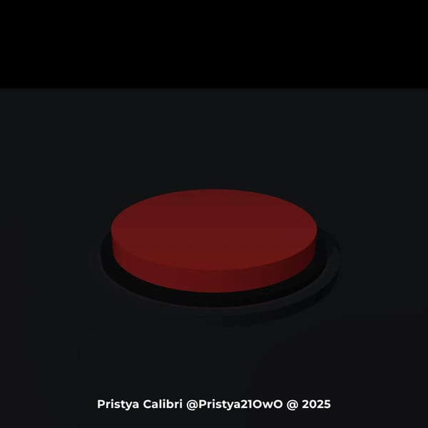 Just a 3D Red Button