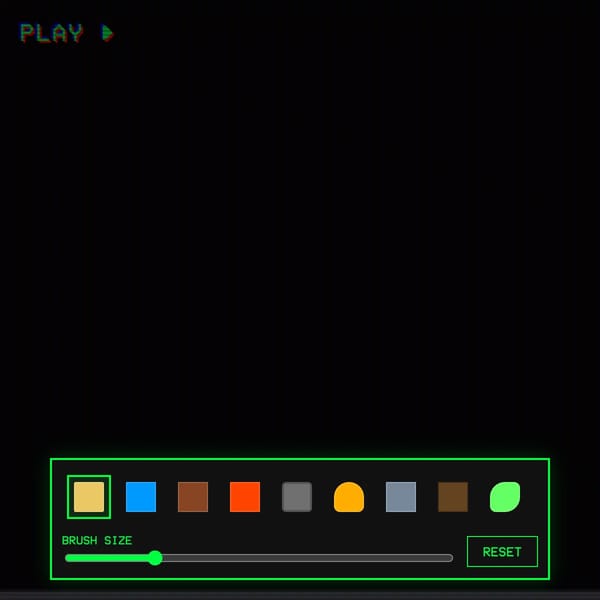 Retro Particle Sim