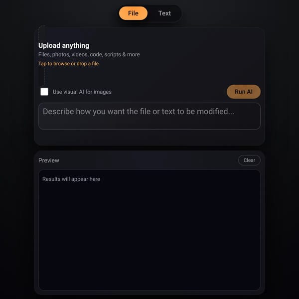 AI File Modifier