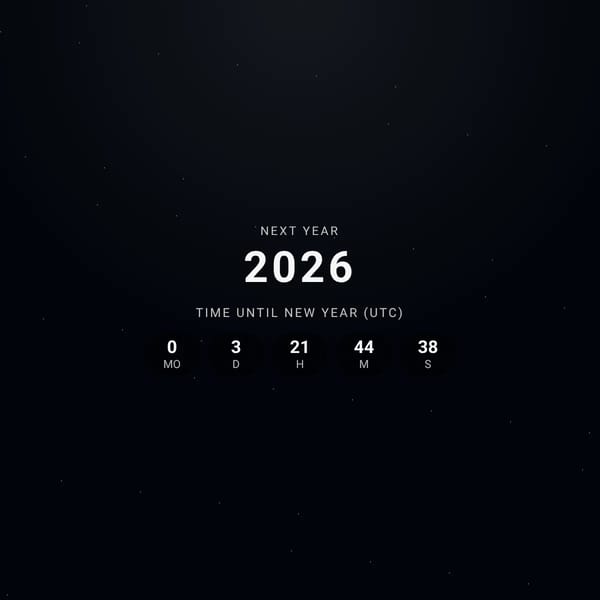New Year Countdown