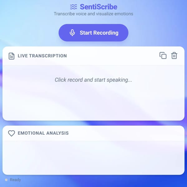 SentiScribe - Audio Transcription & Emotion Analysis