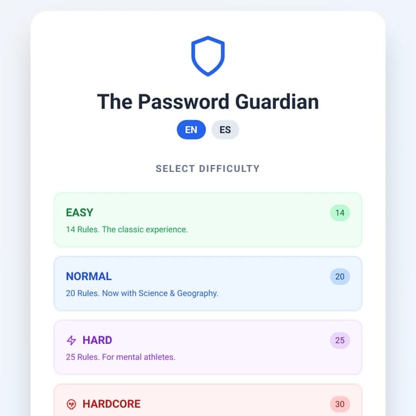 The Password Guardian: create a strong password