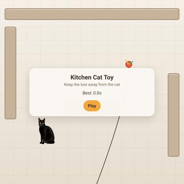 Kitchen Cat Toy