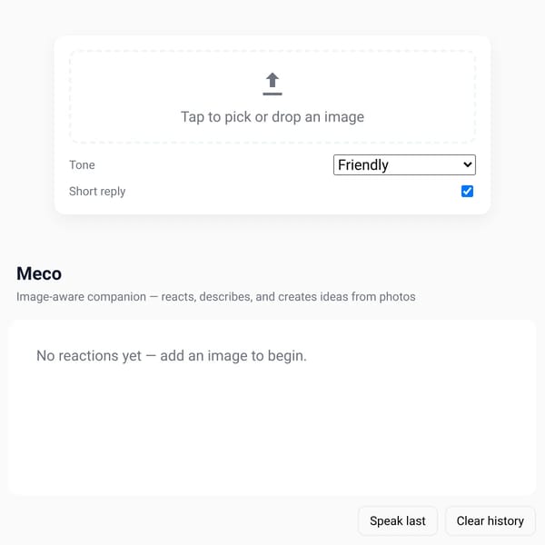 Meco — image-aware AI