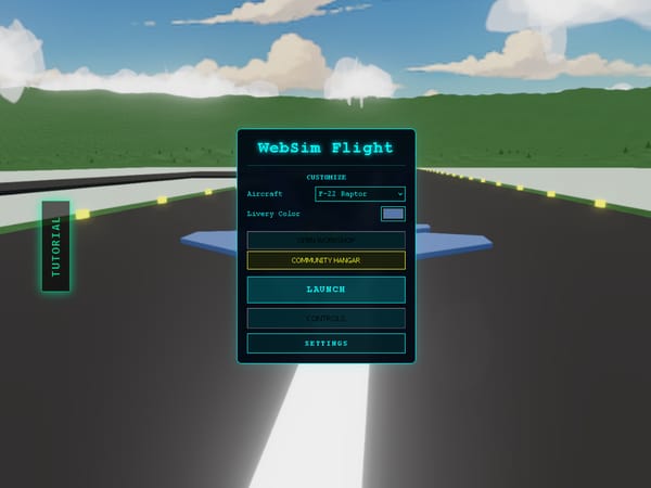 WebSim Flight (Complete Rework!)