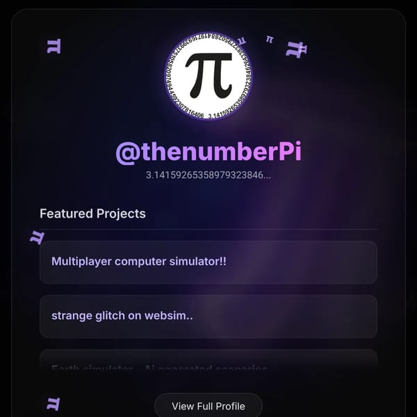 thenumberPi | Profile Hub