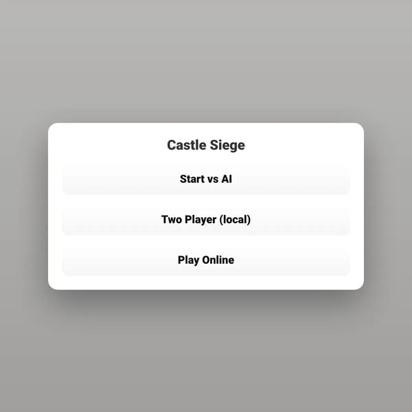 Castle Siege