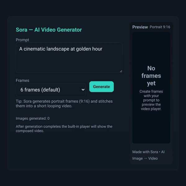 Sora — AI Video Generator