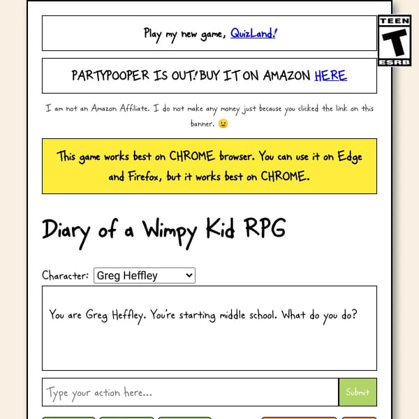 This Diary of a Wimpy Kid Paragraph Does Not Exist