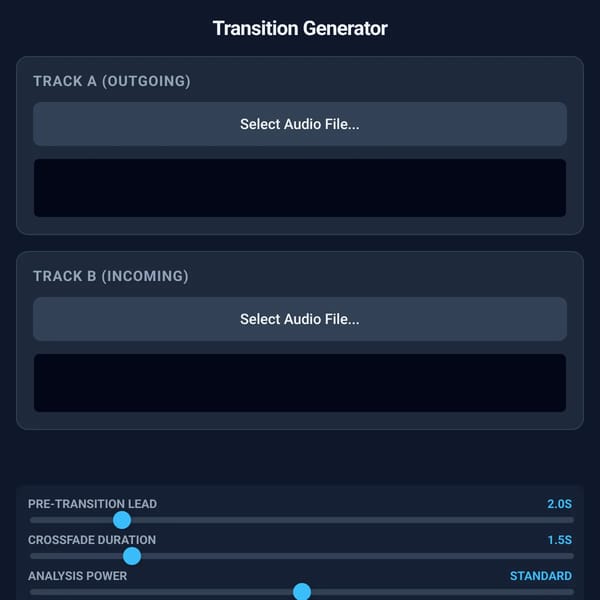 Music Transition Generator