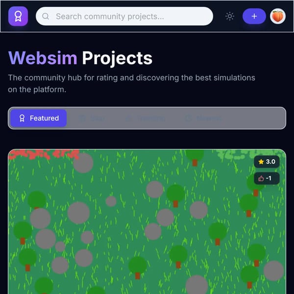 Websim Critic - Rate & Discover