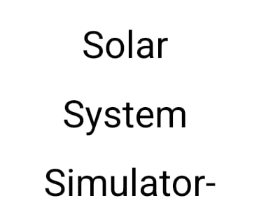 Solar System Simulator- but Moons Of Pluto
